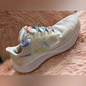 Nike Air Zoom Pegasus 37 Women's Running Shoes in the "Tie-Dye" colorway.